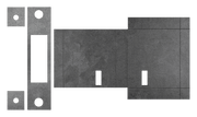 Atlantic Deadlock - 3LK Intumescent Lock Kit FD30 1mm