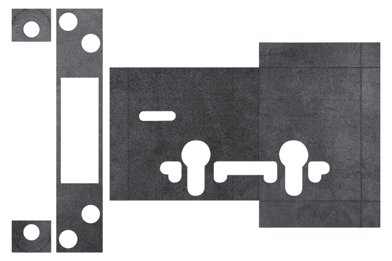 Atlantic Deadlock - Euro & 5LK Intumescent Lock Kit FD30 1mm