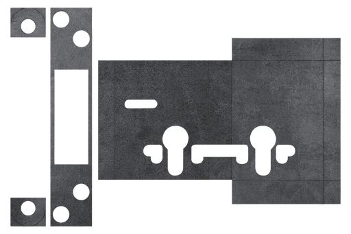 Atlantic Deadlock - Euro & 5LK Intumescent Lock Kit FD30 1mm