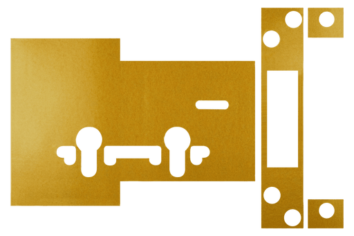 Atlantic Deadlock - Euro & 5LK Intumescent Lock Kit FD60 2mm
