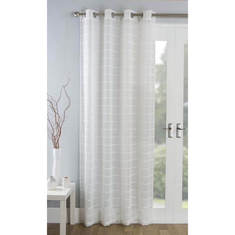 Antigua Eyelet Panel - Natural 229cm