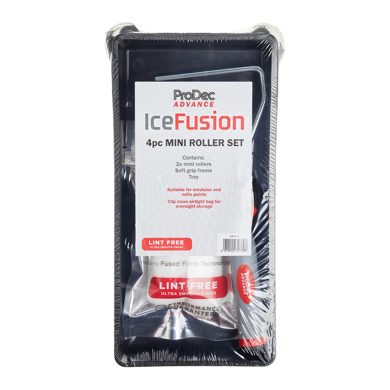 ProDec Advance 4pc Ice Fusion 4" Mini Roller Set