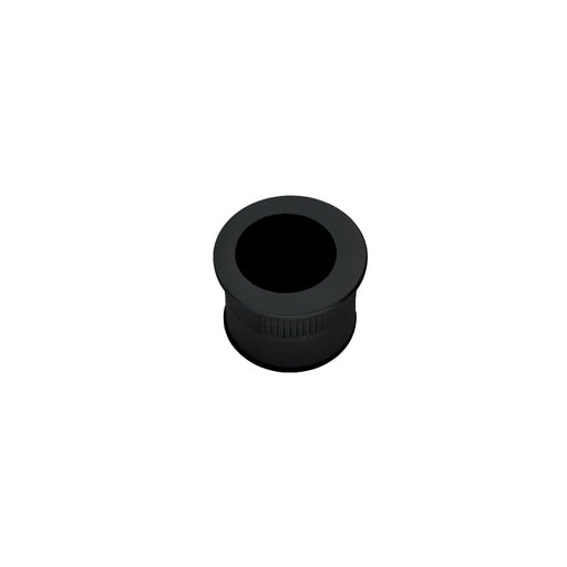 Round Sliding Door Edge Pull Nero (Matt Black) - Matt Black