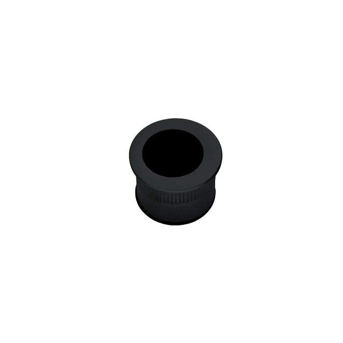 Round Sliding Door Edge Pull Nero (Matt Black) - Matt Black