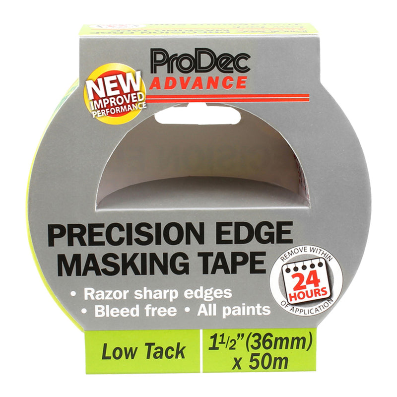 ProDec Advance 1.5" x 50m Low Tack Precision Edge Masking Tape