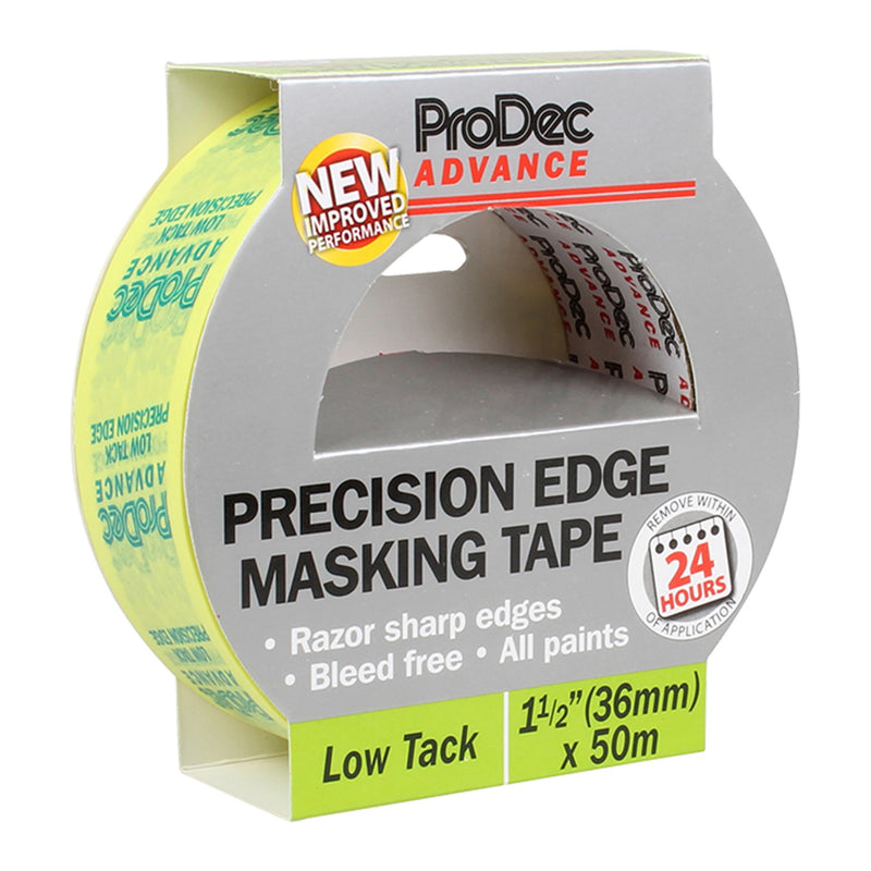 ProDec Advance 1.5" x 50m Low Tack Precision Edge Masking Tape