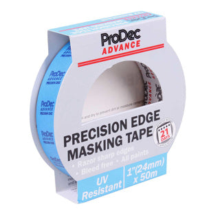 ProDec Advance 1" x 50m UV Resistant Precision Edge Masking Tape