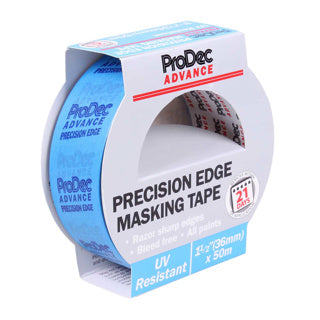 ProDec Advance 1.5" x 50m UV Resistant Precision Edge Masking Tape