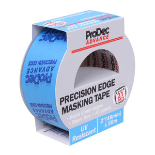 ProDec Advance 2" x 50m UV Resistant Precision Edge Masking Tape