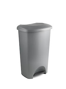 Addis 50L Pedal Bin Metallic
