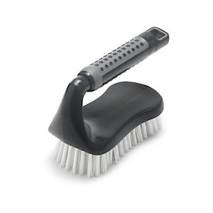 Addis ComfiGrip Iron Scrub Brush Metallic