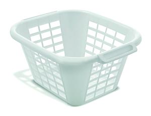 Addis 24L Square Laundry Basket White