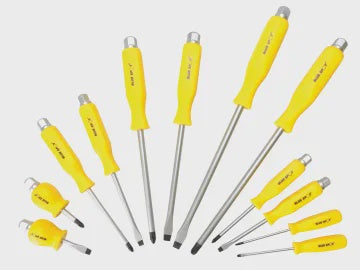 12 Piece Hex Bolster Screwdriver Set