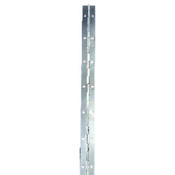Securit Piano Hinge Zinc Plated Priced Per Length 6' x 1 1/4"