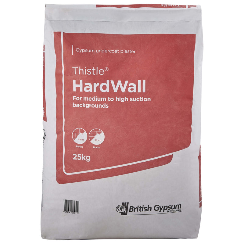British Gypsum Hardwall Plaster 25KG