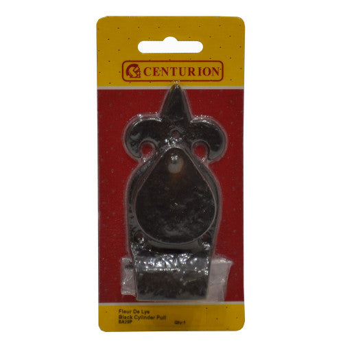 125mm x 56mm (5" x 2 1/4") Tudor Fleur De Lys Cylinder Pull