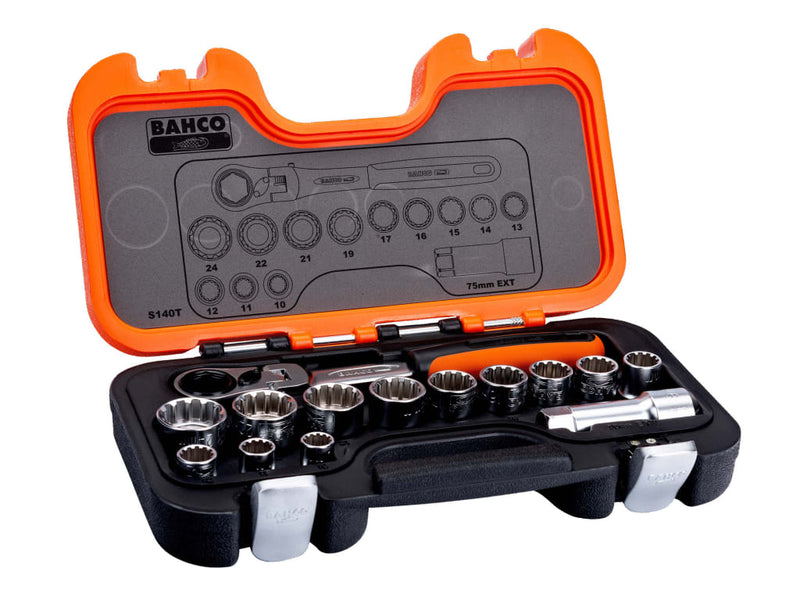 S140T Pass-through Socket Set, 14 Piece
