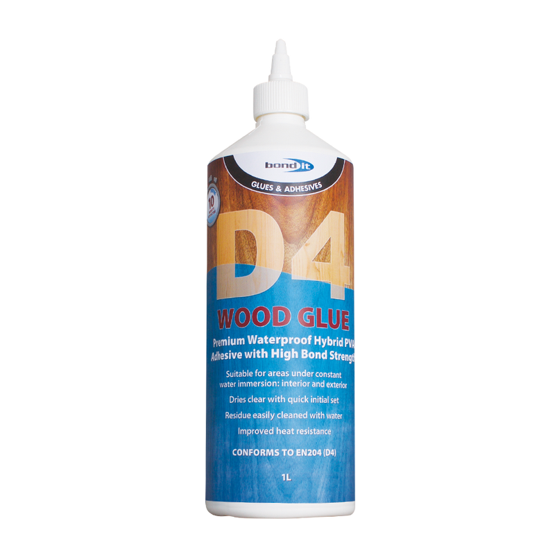 Bond It D4 Waterproof Wood Adhesive 1L - Box of 12