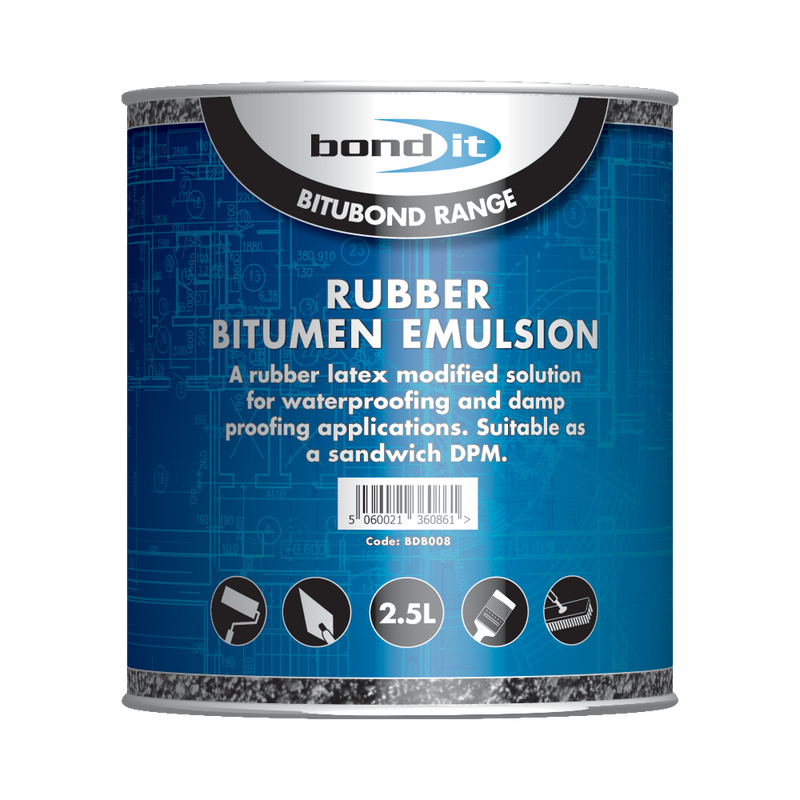 Bond It Rubber Bitumen Emulsion 2.5L - Box of 6