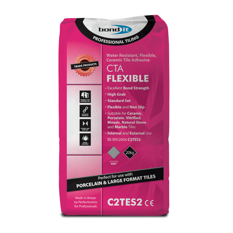 Bond It CTA Flexible Tile Adhesive (Grey) 20KG