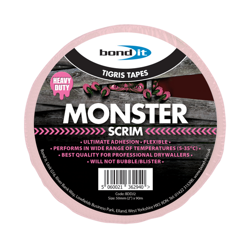 Bond It Monster Scrim 100mm x 90M - Box of 12