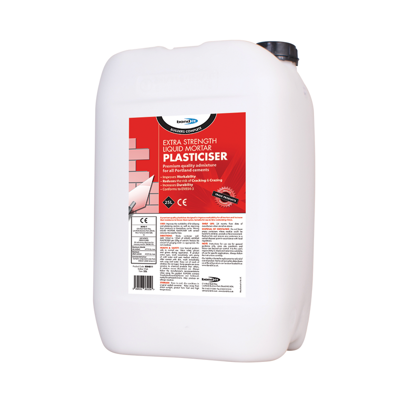 Bond It Liquid Mortar Plasticiser 5L - Box of 4