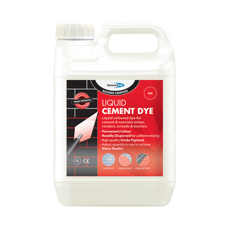 Bond It Liquid Cement Dye 1L - Box of 6