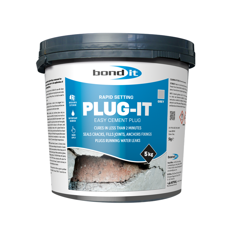 Bond It Plug-It Rapid Setting Cement Water Plug 5Kg