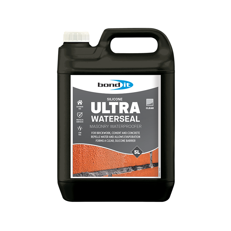 Bond It Silicone Ultra Waterseal Masonry Waterproofer 5L - Box of 4