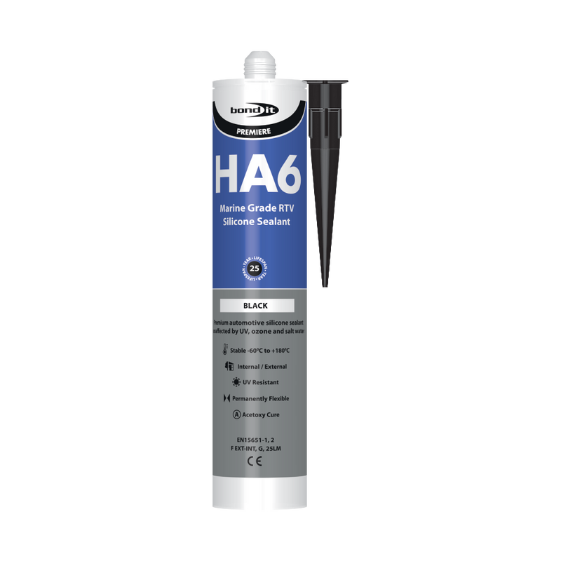 Bond It HA6 RTV Marine Silicone Sealant 310ml - Box of 25