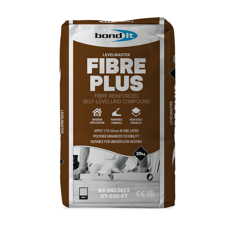 Bond It LevelMaster Fibre Plus Fibre Reinforced Self-Levelling Compound 20Kg