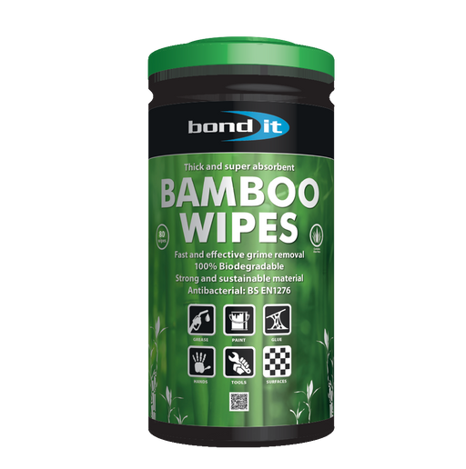 Bond It Bamboo Hand Wipes - Box of 6