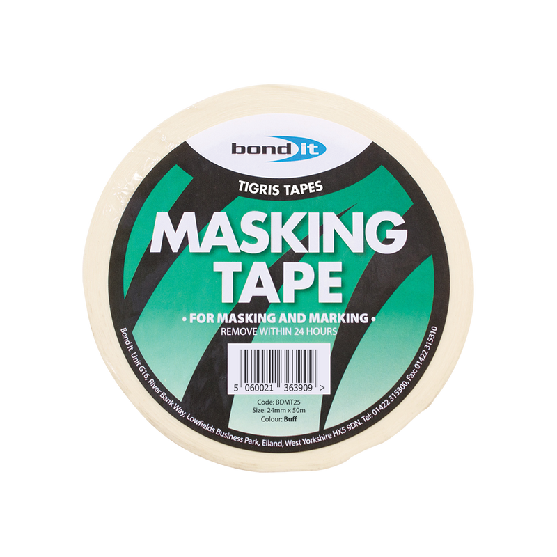 Bond It Masking Tape 75mm x 50M - Box of 16