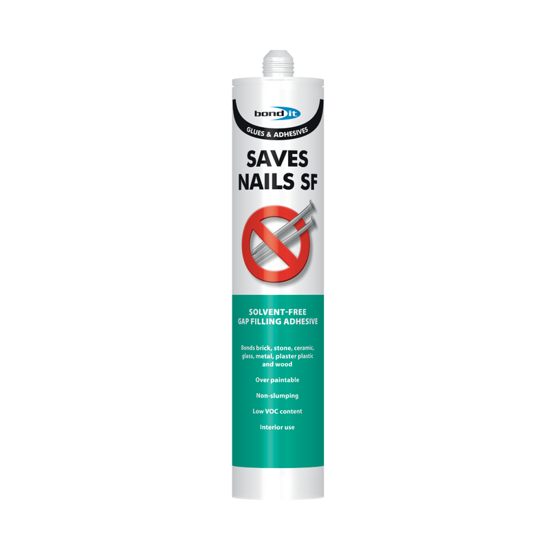 Bond It Saves Nails Solvent-Free Gap-Filling Adhesive 285ml - Box of 25