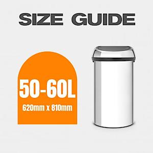 Ecobag Extra Strong Drawstring Kitchen Bin Liners 50-60 Litre - 10 Pack