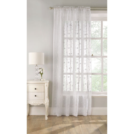 Belle Voile Panel 229cm White