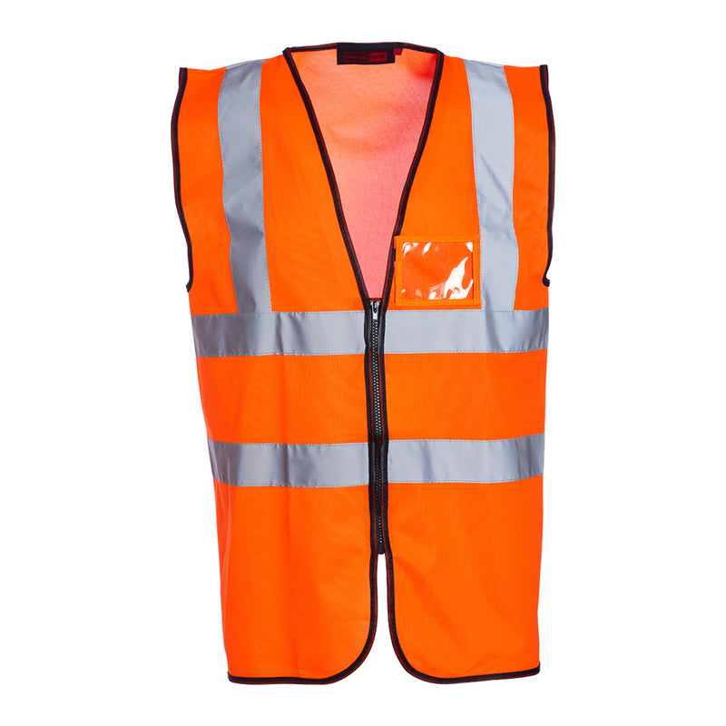 Blackrock Hi-Vis Executive Sleeveless Vest/Waistcoat - Orange size 5XL