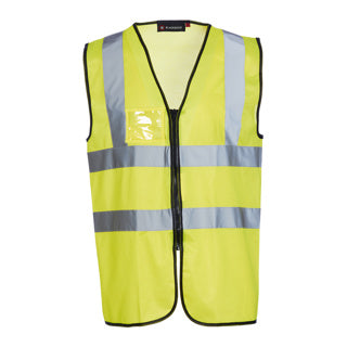 Blackrock Hi-Vis Executive Sleeveless Vest/Waistcoat - Yellow size 3XL