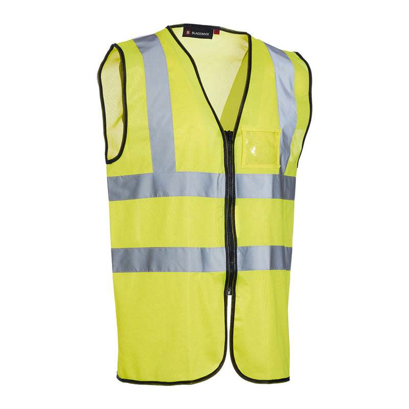 Blackrock Hi-Vis Executive Sleeveless Vest/Waistcoat - Yellow size 4XL