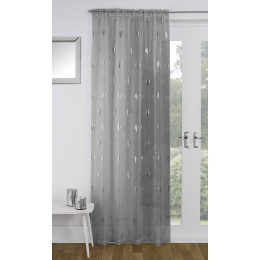 Birch Voile Panel 183cm Silver
