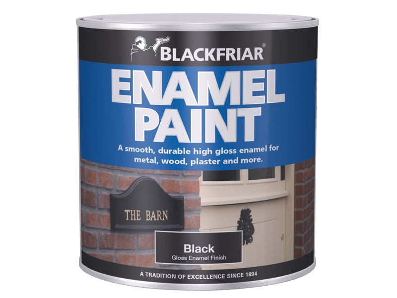 Enamel Paint Gloss Black 250ml