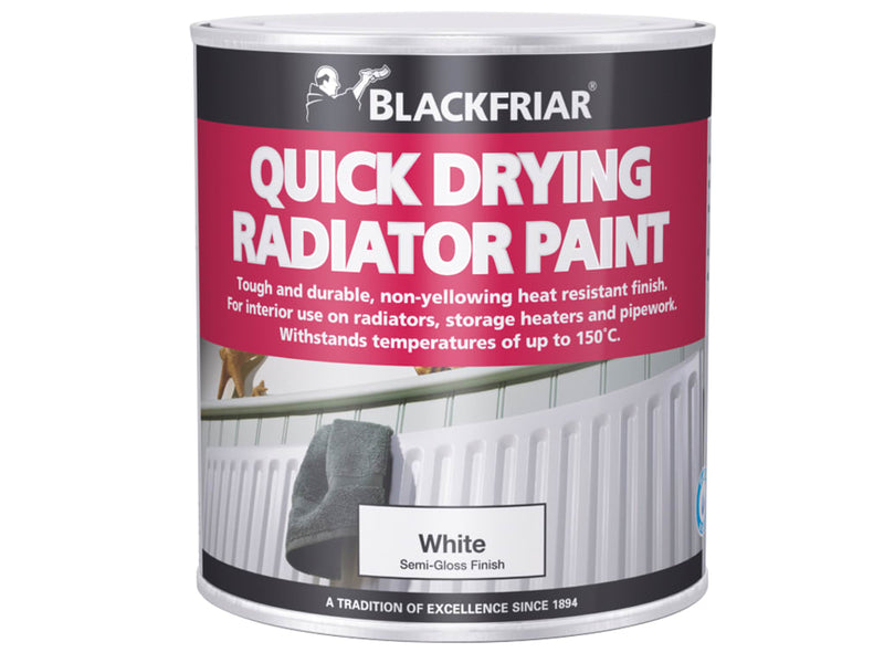 Quick Dry Radiator Paint White 250ml