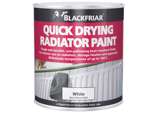Quick Dry Radiator Paint White 500ml