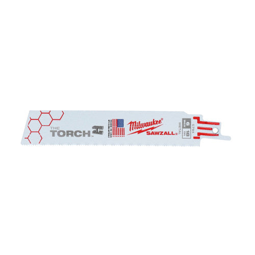 Milwaukee Sawzall Blade Torch 150 x 18 Tpi - 5pc