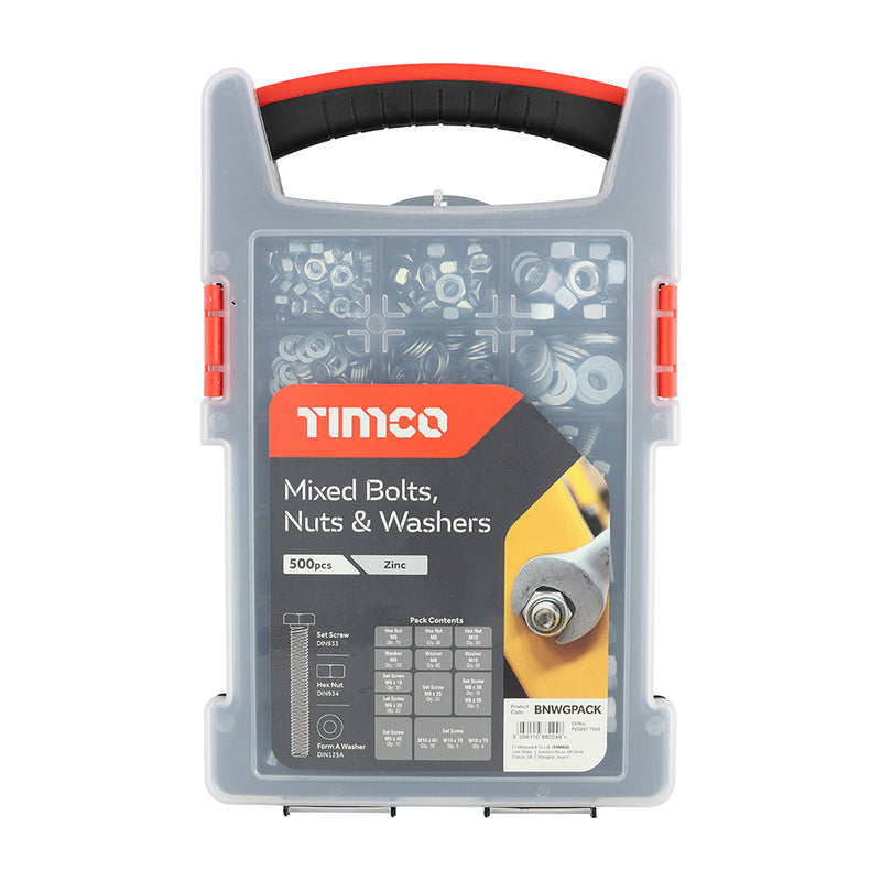 TIMCO Bolts, Nuts and Washers Mixed Grab Pack
