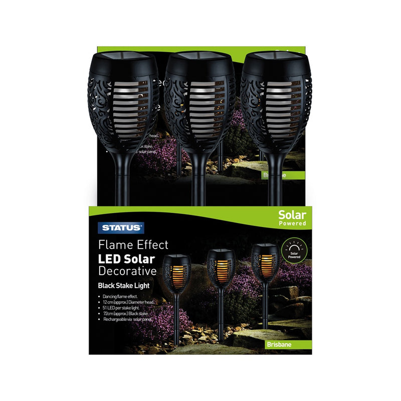 Solar Led Flame Effect Stake Light