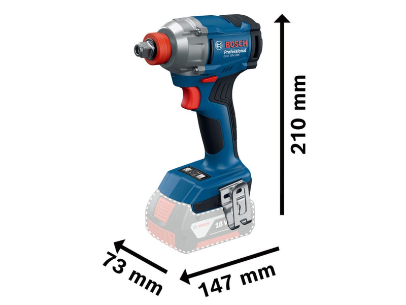 GDX 18V-285 Professional Impact Driver/Wrench 18V 2 x 4.0Ah Li-ion