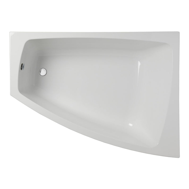Carron Clipper 1575mm x 1200mm Left Handed Shower Bath