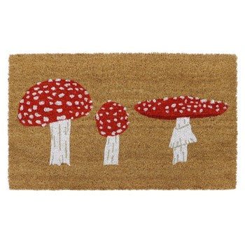 Latex Coir Doormat - Toadstool 45x75cm