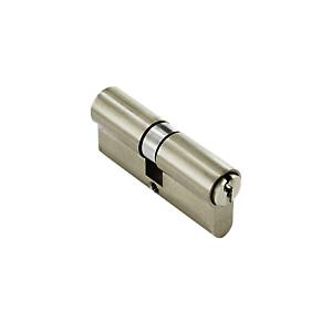 Euro Profile Double Cylinder 40 x 40mm Satin Nickel